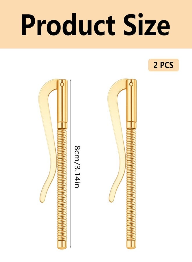 RupeeRise 2 Pcs Money Clip, Premium Cash Clip for Men, Slim Wallet Accessory with Secure Hold Replacement for Bifold Wallets Suitable for Business Travel and Tourism - Image 2